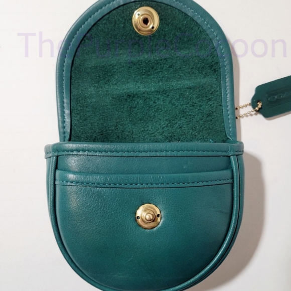 SOLD!!! Mint- Jade, Vintage Unisex Coach Mini Belt Bag #9826 - Picture 7 of 10